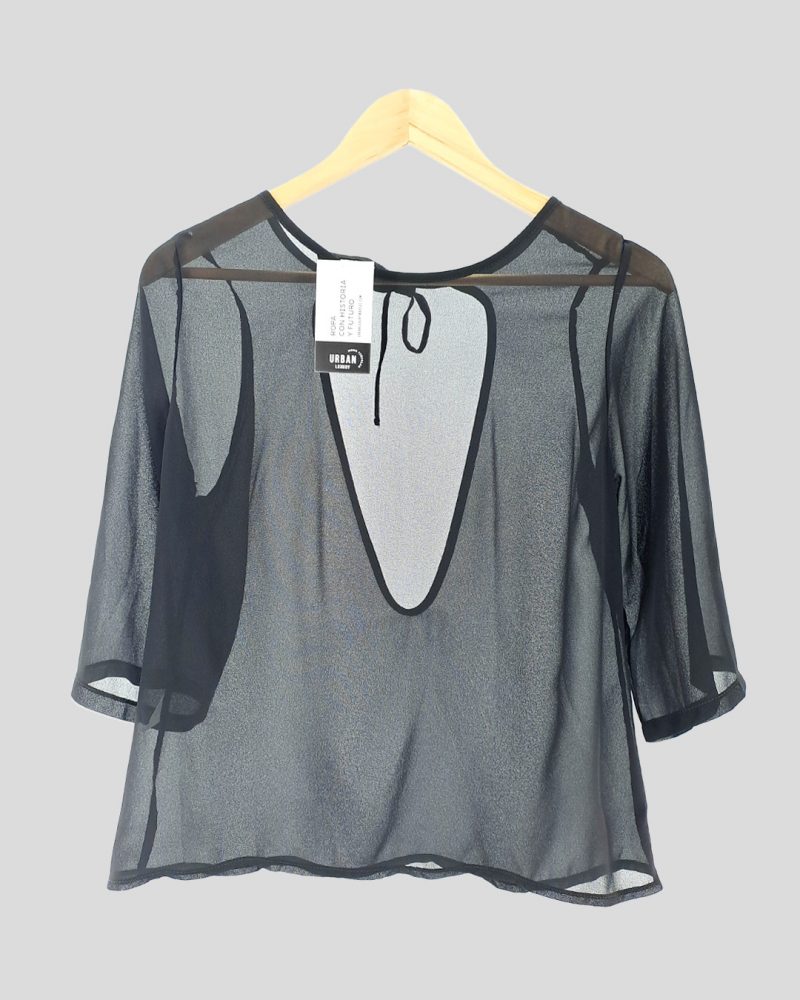 Blusa Manga Corta Marca Nacional de Mujer Talle M