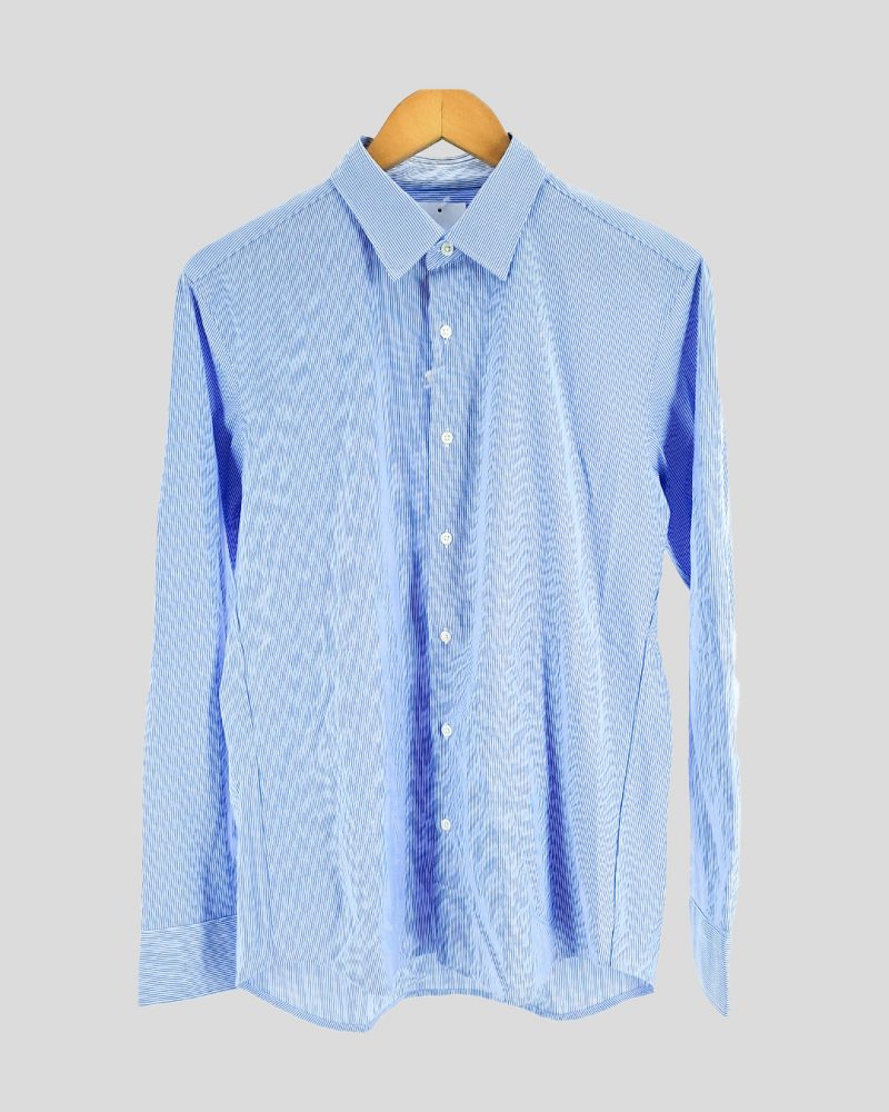 Camisa Manga Larga Hombre Uniqlo de Hombre Talle S