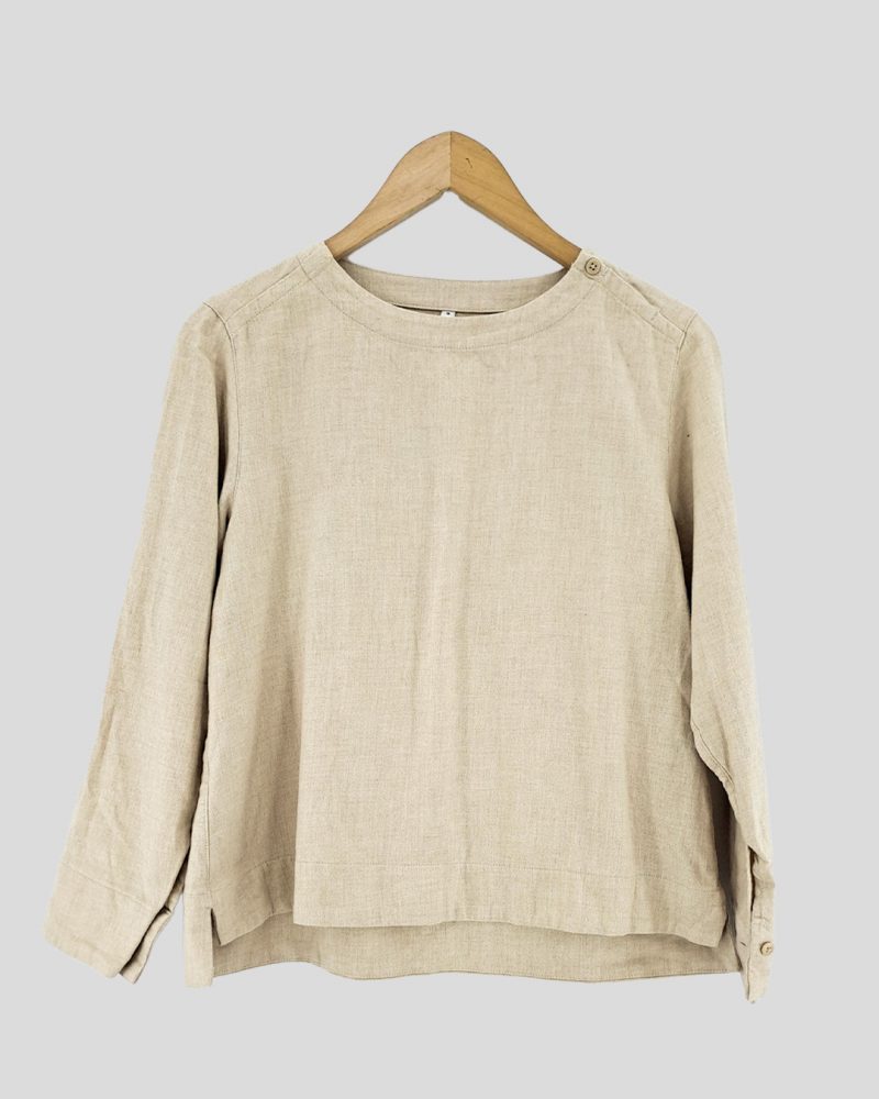 Blusa Manga Larga Invierno Marca Nacional de Mujer Talle S