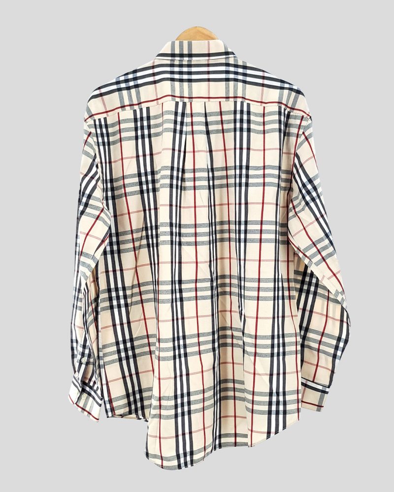 Camisa Manga Larga Hombre Burberry de Hombre Talle 18