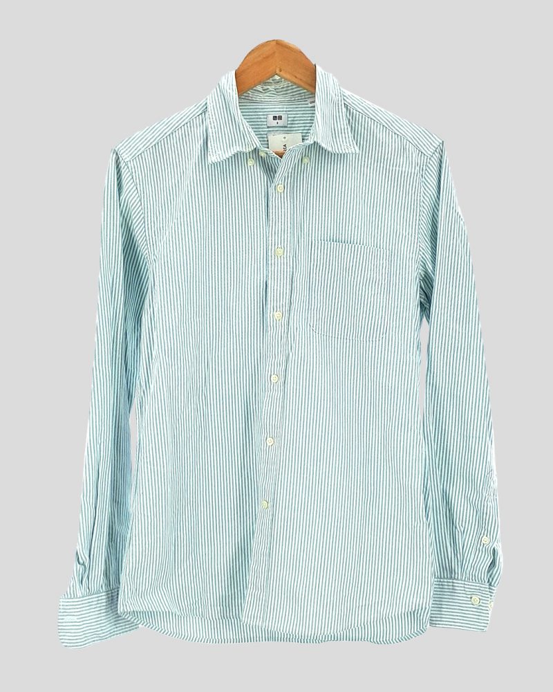 Camisa Manga Larga Hombre Uniqlo de Hombre Talle S