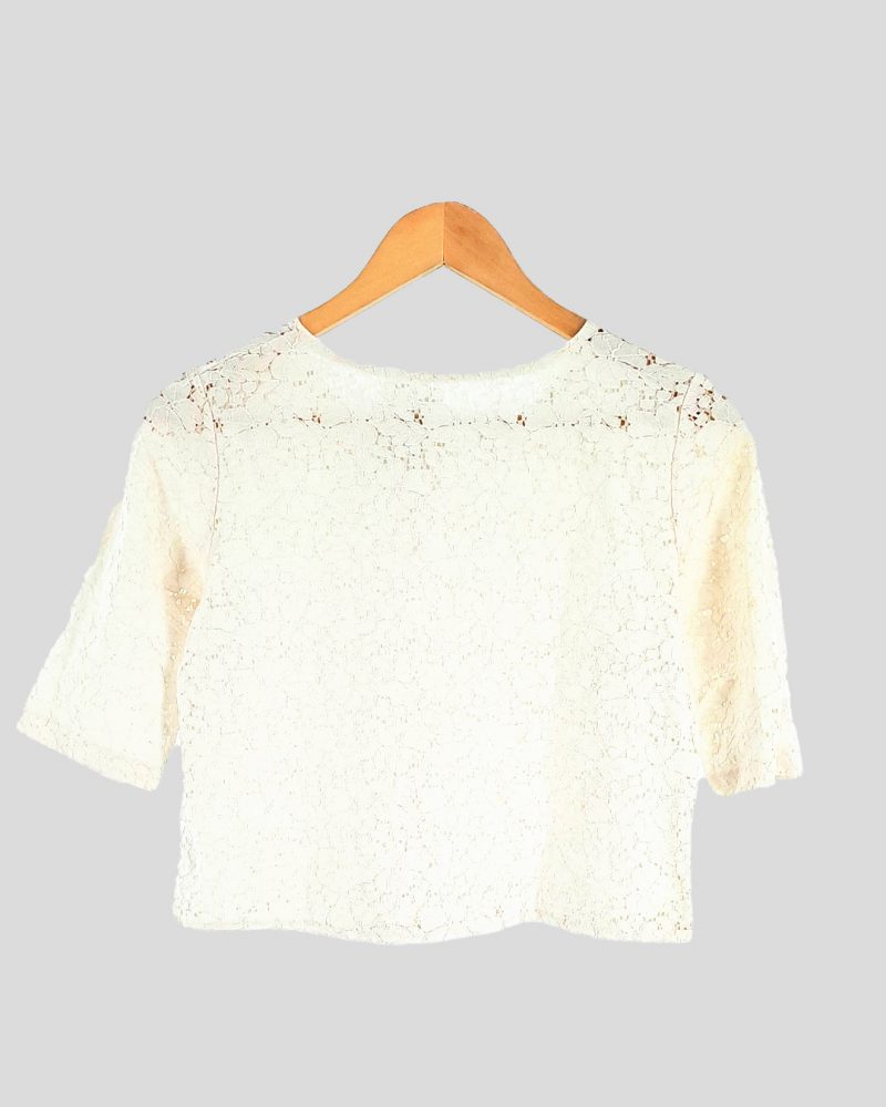 Blusa Manga Corta Marca Nacional de Mujer Talle M