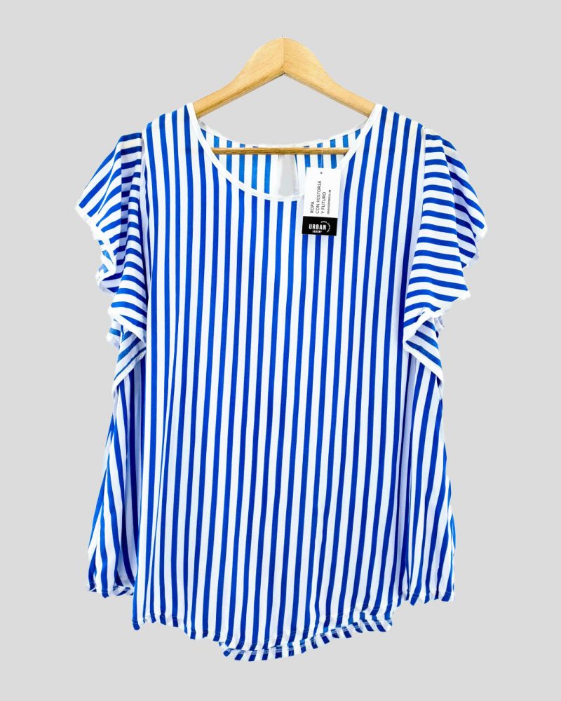 Blusa Manga Corta Marca Nacional de Mujer Talle XL