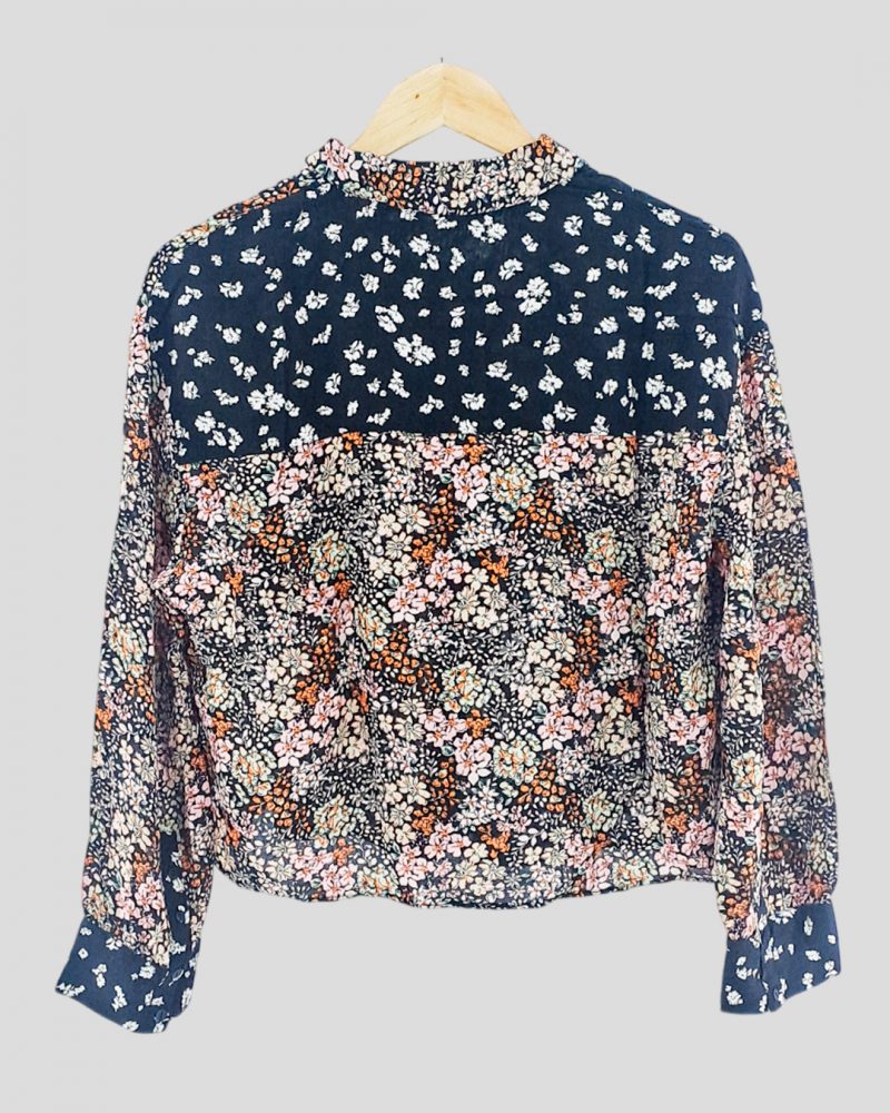 Camisa Manga Larga Liviana Mujer Zara de Mujer Talle S