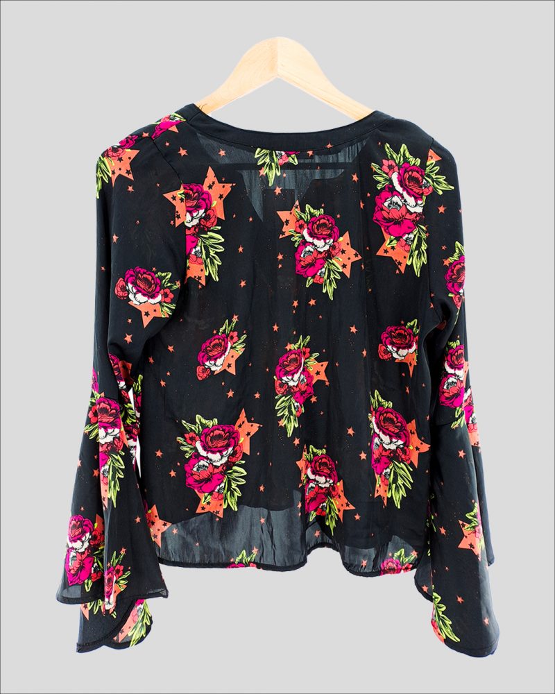 Blusa Manga Larga Liviana Rimmel de Mujer Talle M