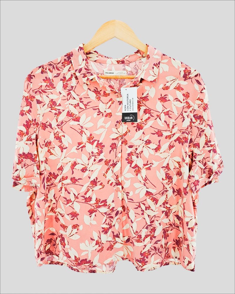 Camisa Manga Corta Mujer Pull & Bear de Mujer Talle XL