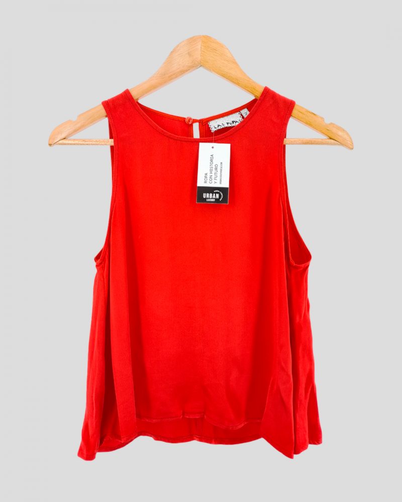 Blusa Sin Mangas Las Pepas de Mujer Talle 2